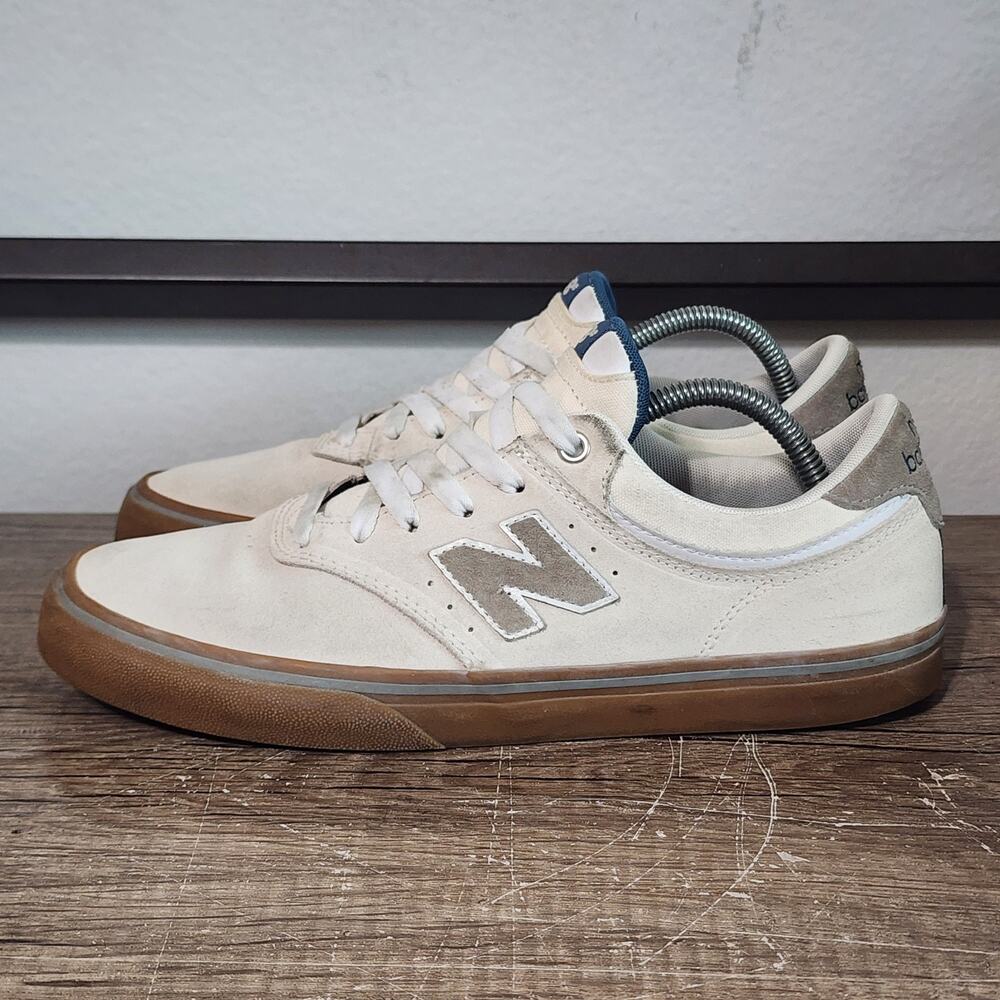 New Balance Numeric 255 Men's Athletic Skate Shoes Sneakers Size 9.5 Beige